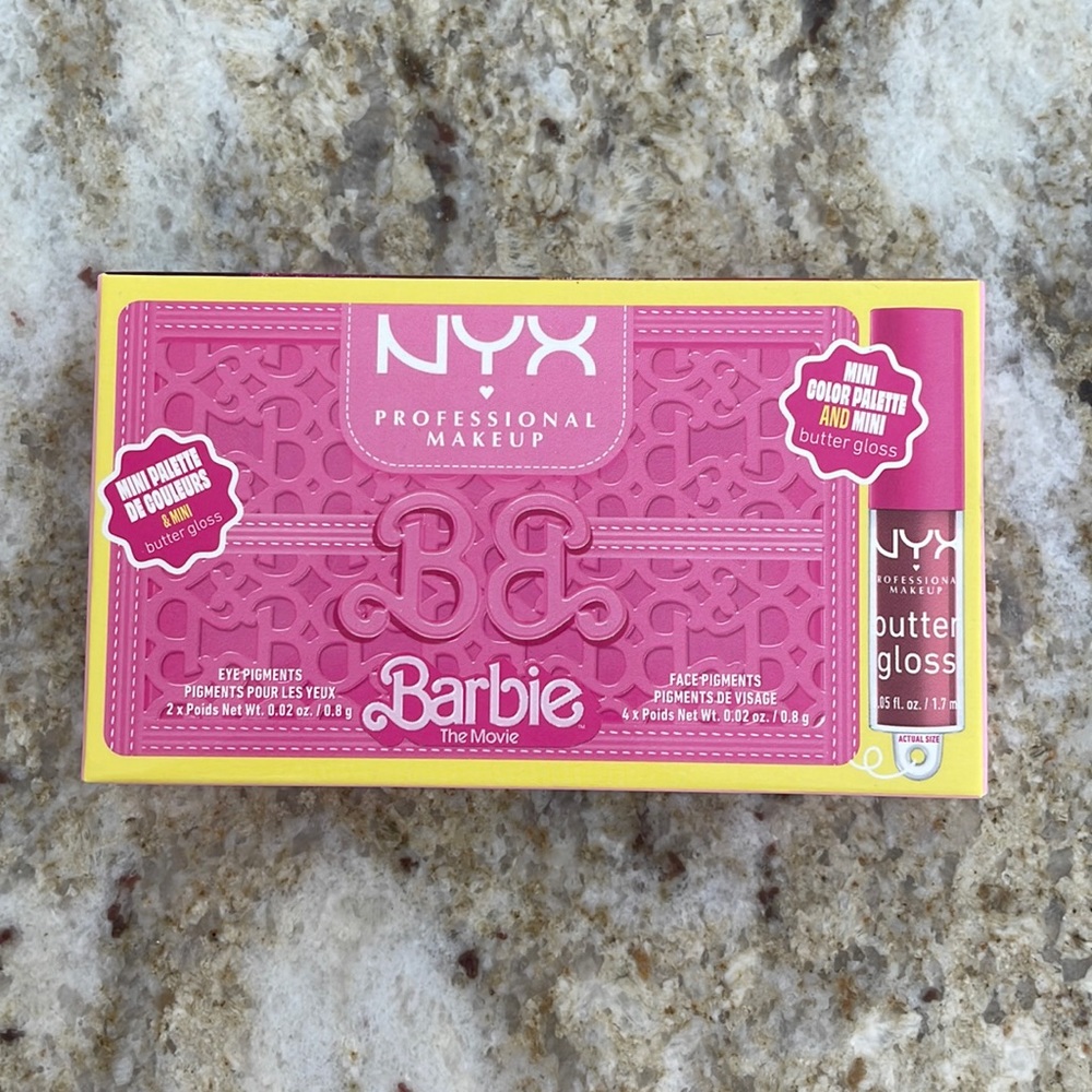 Brand new in box Nyx X Barbie